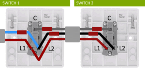 light switch connections UK