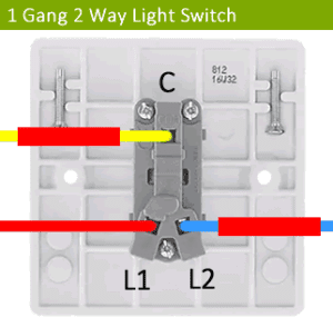 Two way light switch connections