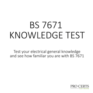 BS 7671 sample questions